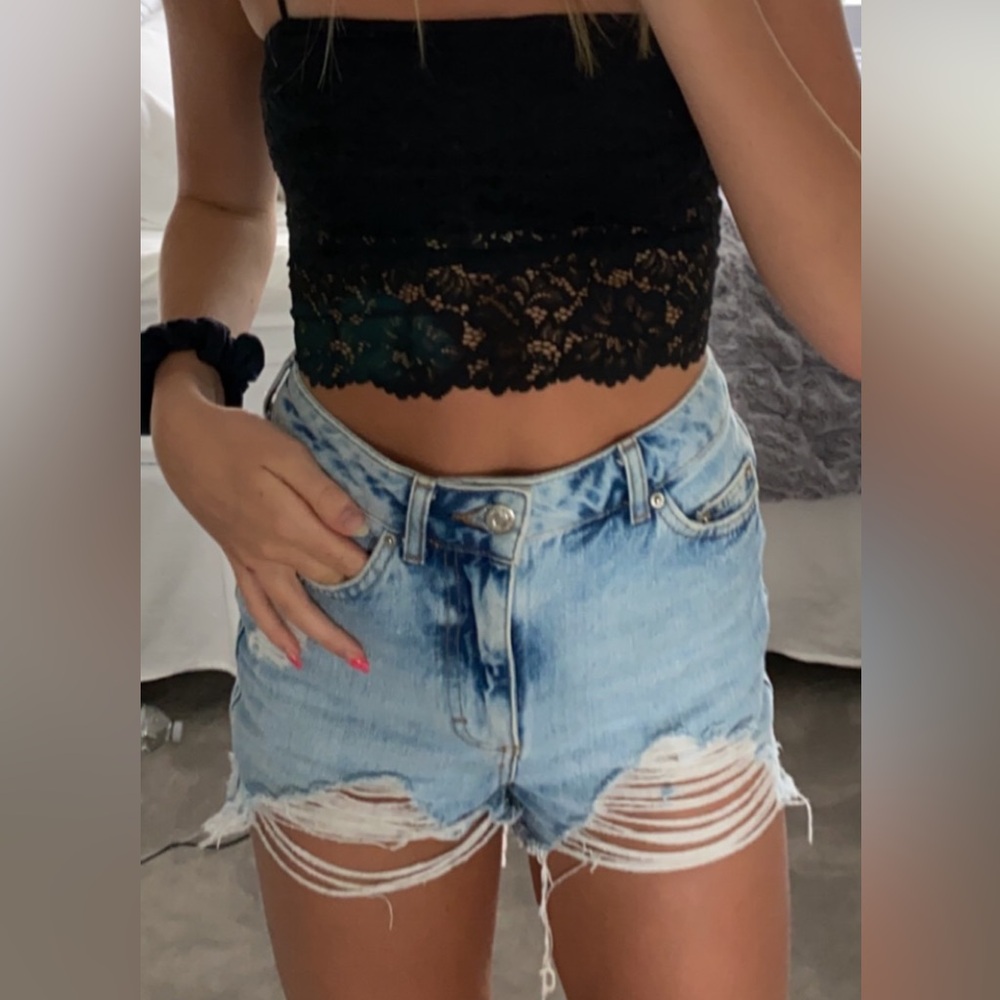 Topshop jean shorts